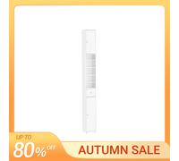 Sobuy columna de baño estrecha 20x20x180cm marrón con cajón y estantes ajustables bzr34-ii-pf