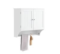 SoBuy Mueble Baño Colgar Armario de Pared para Baño 60 x 60 x 30 cm