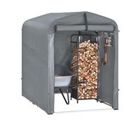 SoBuy Caseta Jardin Exterior para 1-2 Bicicletas 120x176x163 cm | Carpa para Exteriores de Aluminio, con 8 Ganchos, Protección UV y Ventilaciones, Carpa Garaje Exterior, Plata, KLS11-DG