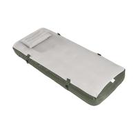 SoBuy Colchón Hinchable Individual con Bomba Integrada Colchón Inflable Cama Hinchable Cama Plegable Camping Colchoneta Plegable Cama de Aire Verde 191x76x22 cm OGS32-II-GR-P01