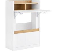 SoBuy Escritorio plegable para ordenador con estantes