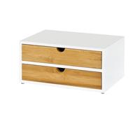 Sobuy estante cafetera, soporte para cápsulas de café o bolsas de té, con 2 cajones frg180-wn 30 cm