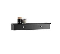 SoBuy Estante Flotante con 2 Cajones 64x15x10cm