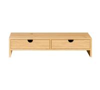 SoBuy FRG198-N Soporte para Monitor de Bambú con Cajones