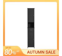 Mueble columna de baño armario para baño alto frg236-wn sobuy es 170.5 cm