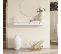 SoBuy Estante Flotante con 3 Cajones 94x15x10cm