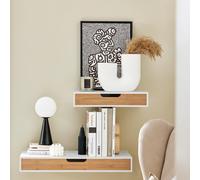 SoBuy FRG92-WN armario colgante de pared cajón de pared colgador de estante flotante sin materia WHITEx2