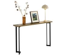 SoBuy FSB50-PF Mesa de Consola Mesa de Entrada Recibidor Estructura y Patas de Metal, Estilo Industrial 120 x 75 x 20 cm ES
