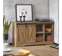 SoBuy FSB60 aparador puertas correderas tocador armario de cocina armario de pasillo armario lateral armario de TV Lowboard LIGHT BROWN