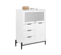 Sobuy fsb94-w aparador multifuncional para pasillo salón y cocina