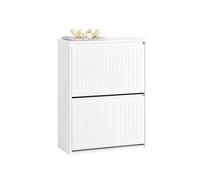 SoBuy Zapatero Estrecho con 2 Solapas 61x26x81cm para recibidor