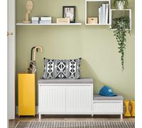 SoBuy Banco Zapatero con cajón 100x35x42cm para recibidor