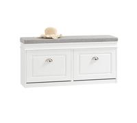 SoBuy Banco Zapatero con 2 Solapas 104x24x52cm para recibidor