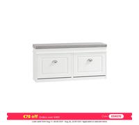 SoBuy Banco Zapatero con Asiento 104x24x52cm para Recibidor
