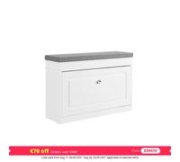 SoBuy Banco Zapatero con cajón 75x24x51cm para recibidor