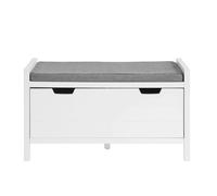 SoBuy Zapatero Banco con 1 Puerta 91x30x50cm para recibidor