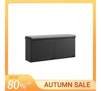 SoBuy FSR98-XL Camión volquete de zapatos Mueble para zapatos con 2 aletas Banco para zapatos con cojín para asiento Cómoda para zapatos Banco BHT aproximadamente 100x46x26cm Negro