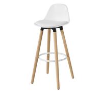 SoBuy FST70-W Taburetes de Bar Barra con Respaldo Capacidad hasta 150 Kg H92cm ES