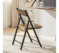 SoBuy FST88-PF silla plegable silla de cocina altura del asiento 43 cm vintage WDH aprox. 46x80x48cm Nature