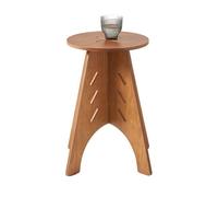 Sobuy hfbt01-k-br mesa auxiliar pequeña con juntas de espiga marrón