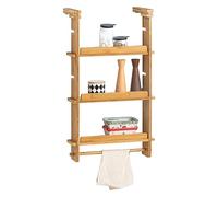 SoBuy KCR03-N Especiero de Cocina,Práctico Organizador de Especias, frigorífico Colgador, 42x10x73 cm,ES