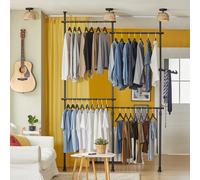 SoBuy Telescópica Perchero Burro Ropa resistente, dormitorio