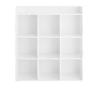 SoBuy Librería Infantil Montessori 9 Compartimentos Blanco 95x34x105 cm