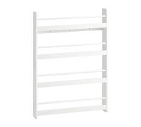 SoBuy Librería Infantil para Niños con 4 Estanterías Estantería de Pared Blanco L80 x P12 x H118cm KMB08-W ES