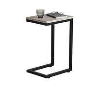 SoBuy Mesa Auxiliar Moderna - Mesa de Centro, Tabla de Consola 40x30x60 cm Negro y Gris FBT44-HG