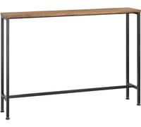 SoBuy Mesa consola para entrada larga metal marrón h80