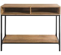 SoBuy FSB41-F Mesa de Entrada Recibidor Mesa de Consola con 2 compartimientos y 1 Estante, Estilo Industrial 100 x 40 x 80 cm ES