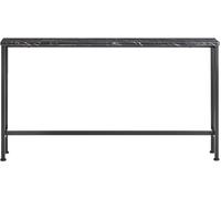 SoBuy Mesa de consola para entrada estampado de mármol negro