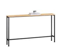 SoBuy Mesa de Entrada Recibidor Grande Mesa de Consola Negro 120 x 20 x 80 cm FSB19-L-E ES