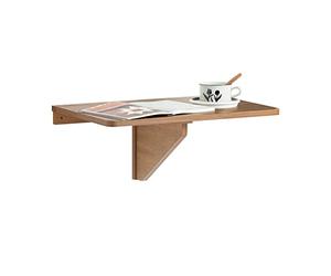 SoBuy Mesa Plegable a Muro, Escritorio Compacto, Mesa de Cocina Plegable, Diseño Salvaspacio, Extensible, Ideal para Espacios Pequeños, Cocina, Oficina, 60x40cm Vintage FWT03-PF