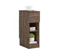 SoBuy mesita de Noche Estrecha con cajón y 2 estantes, 20x35x60cm Dormitorio
