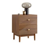 SoBuy mesita de Noche Vintage con 2 cajones, 45x40x58cm Dormitorio