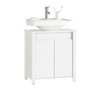 SoBuy BZR101-W lavabo bajo armario tocador bajo armario de baño tocador baño armario bajo armario muebles de baño BLANCO