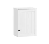 SoBuy Mueble Baño Colgar con Puerta y Estante Ajustable 40x52x23 cm Blanco