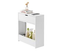 SoBuy Mueble Baño Mueble de Almacenaje para Inodoro 20x55x60 cm Blanco
