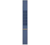 SoBuy Mueble columna de baño con 5 estantes 2 puertas y 1 cajón azul