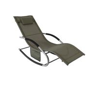 Sobuy muebles de jardin mecedora silla tumbona de exterior ogs28-br