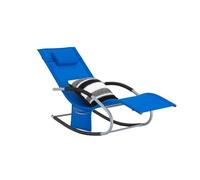 Sobuy muebles de jardin mecedora silla tumbona de exterior ogs28-kb