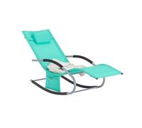 Sobuy muebles de jardin mecedora silla tumbona de exterior ogs28-tb
