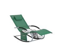Sobuy muebles de jardin mecedora silla tumbona de exterior ogs28-wd