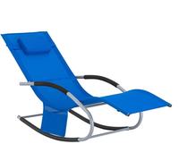 SoBuy Muebles de jardin mecedora silla tumbona de exterior reclinable