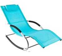 SoBuy Muebles de jardin mecedora silla tumbona de exterior reclinable