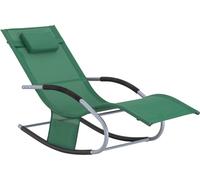 SoBuy Muebles de jardin mecedora silla tumbona de exterior reclinable