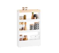 Sobuy nsr12-w carrito de servicio con 4 niveles blanco 14.5 cm
