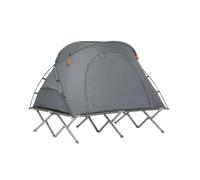 Sobuy ogs60-l-hg tienda de campaña exterior para 2 personas plegable impermeable 1500+ mm carga máxima 150 kg 194 x 145 x 157 cm es 86 cm