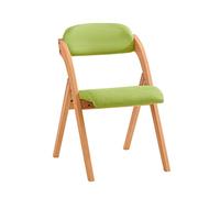 SoBuy Silla Plegable de Madera Acolchada, montada, 47,5x77x59cm, Cocina